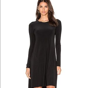 Norma Kamali Black Jersey Dress